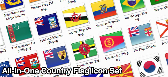 All-in-One Country Flag Icon Set